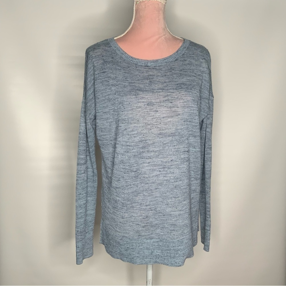 LULULEMON Well Being Crew Knit linen blend top sweater. - Picture 2 of 9